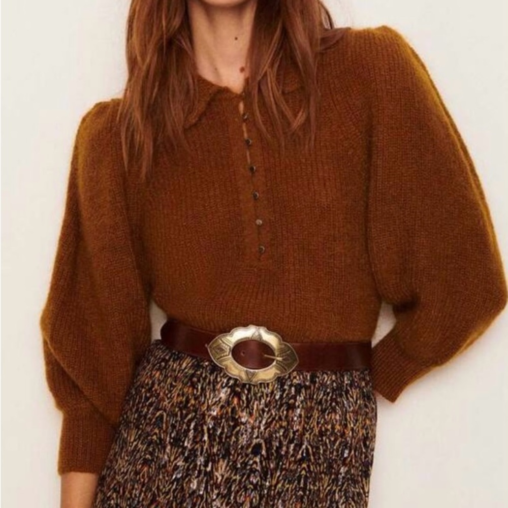 ba&sh Tilt Sweater in Copper